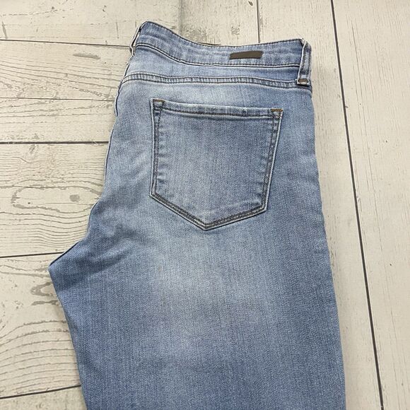 KUT from the Kloth Denim - Kut from the Kloth Women's Size 8 Blue Low-Rise Distressed Skinny Jeans